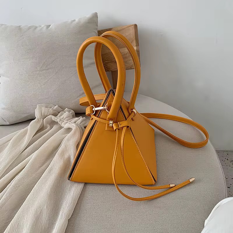 Yellow Triangle Bag